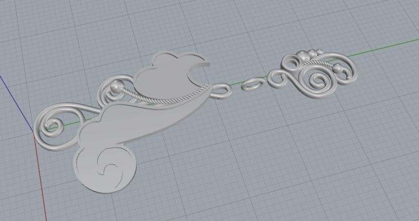 Pendant Model 2624 3D print model_5