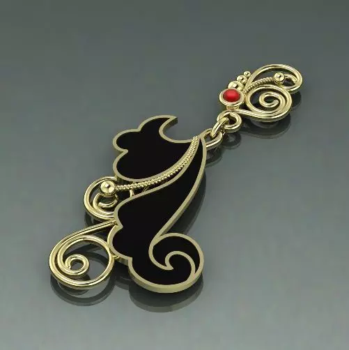 Pendant Model 2624 3D print model_0