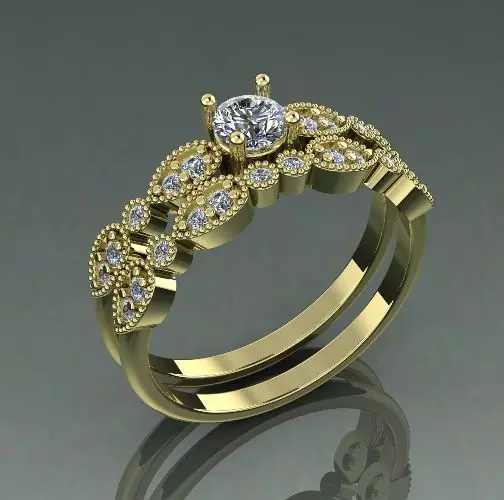 Double ring Model 2623 3D print model_0