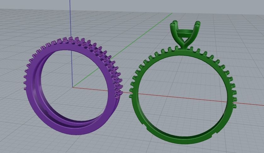 Ring Model 2619 3D print model_2