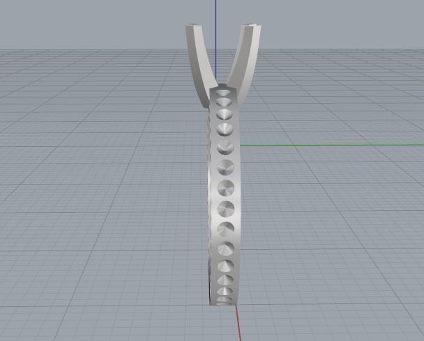 Soliter ring Model 2617 3D print model_3