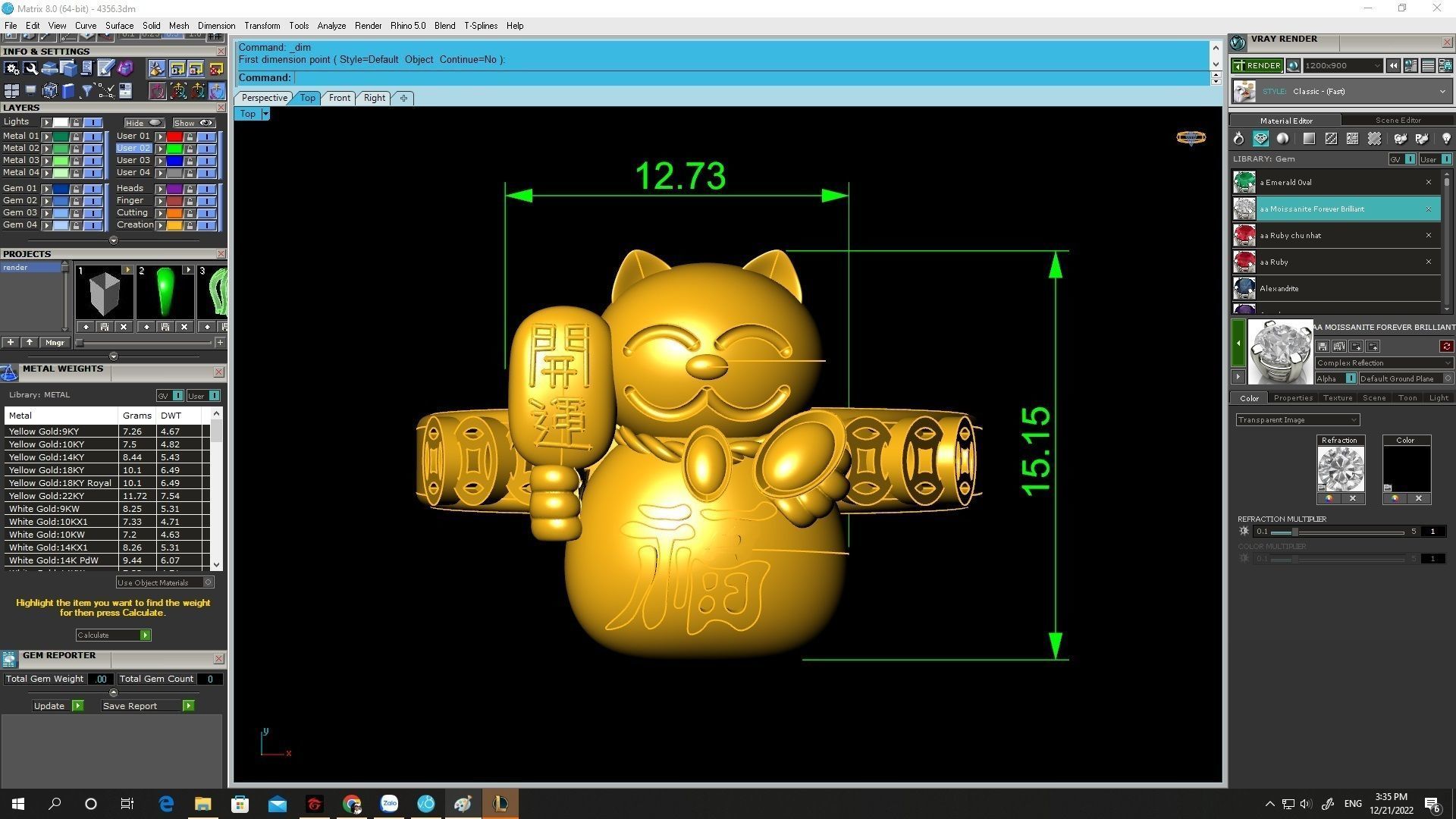 Zodiac Hello Cat and chinese coins ring 4356 3D print model_4