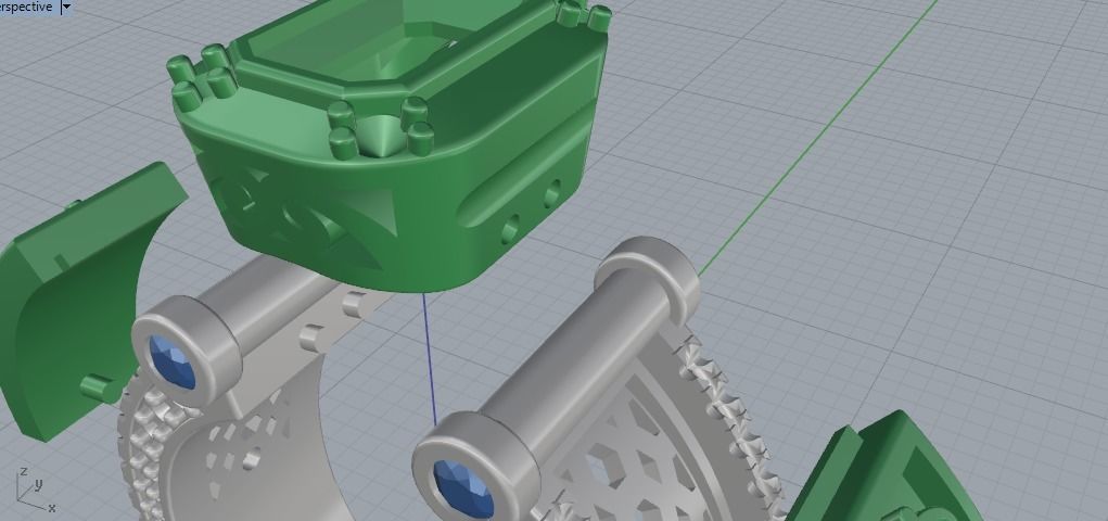 Crown rings Model 2608 3D print model_3
