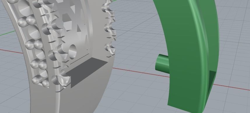 Crown rings Model 2608 3D print model_4