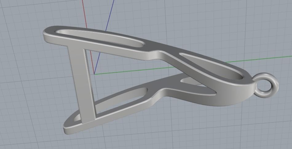 Pendant Model 2592 3D print model_5