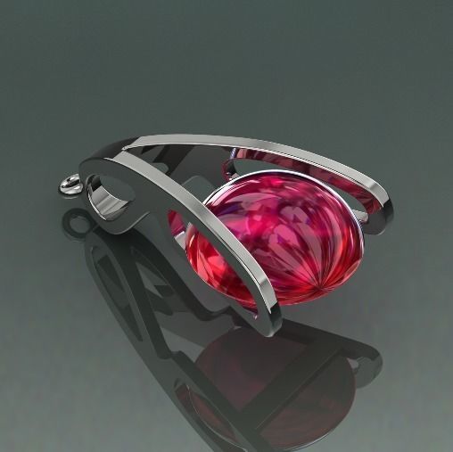 Pendant Model 2592 3D print model_1