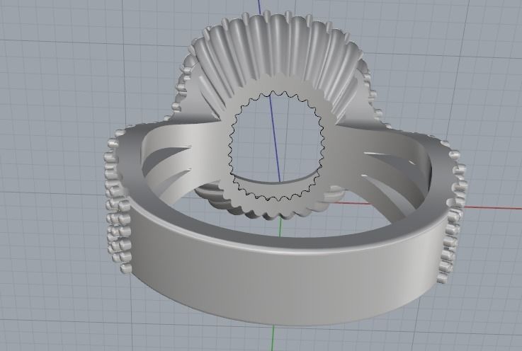 Ring Model 2591 3D print model_4