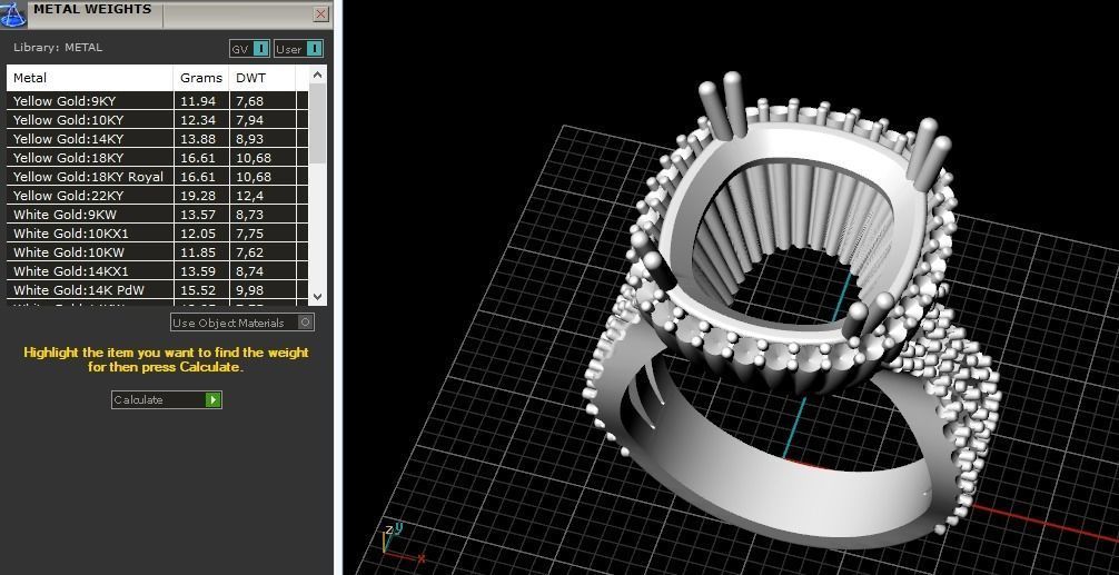Ring Model 2591 3D print model_9
