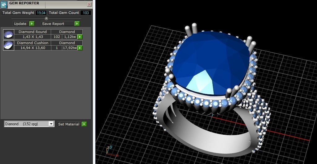 Ring Model 2591 3D print model_10