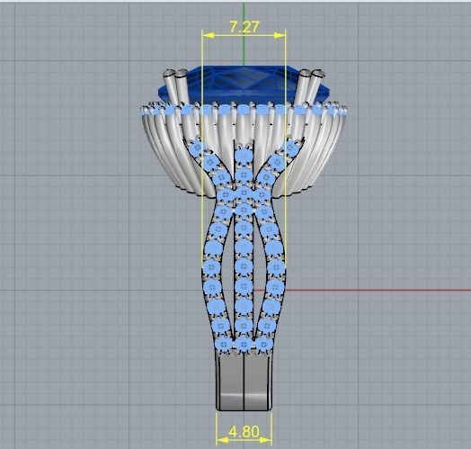 Ring Model 2591 3D print model_8