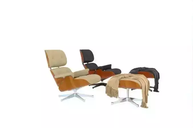 chair eames lounge and ottoman