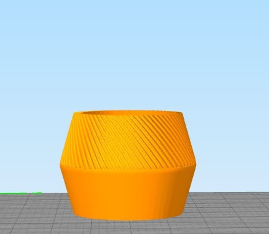 Planter Model-5 3D Print STL File For 3D Printers 3D print model_1