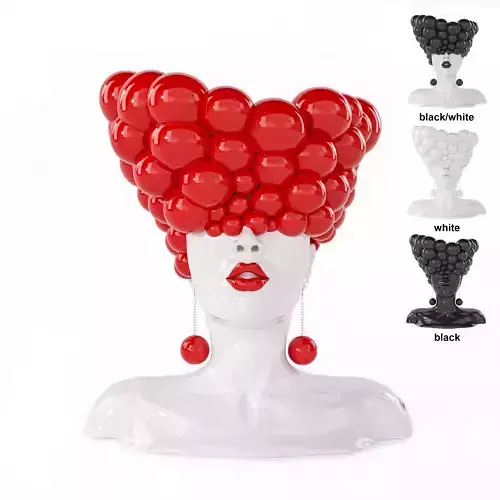 Sculpture woman Thoughts