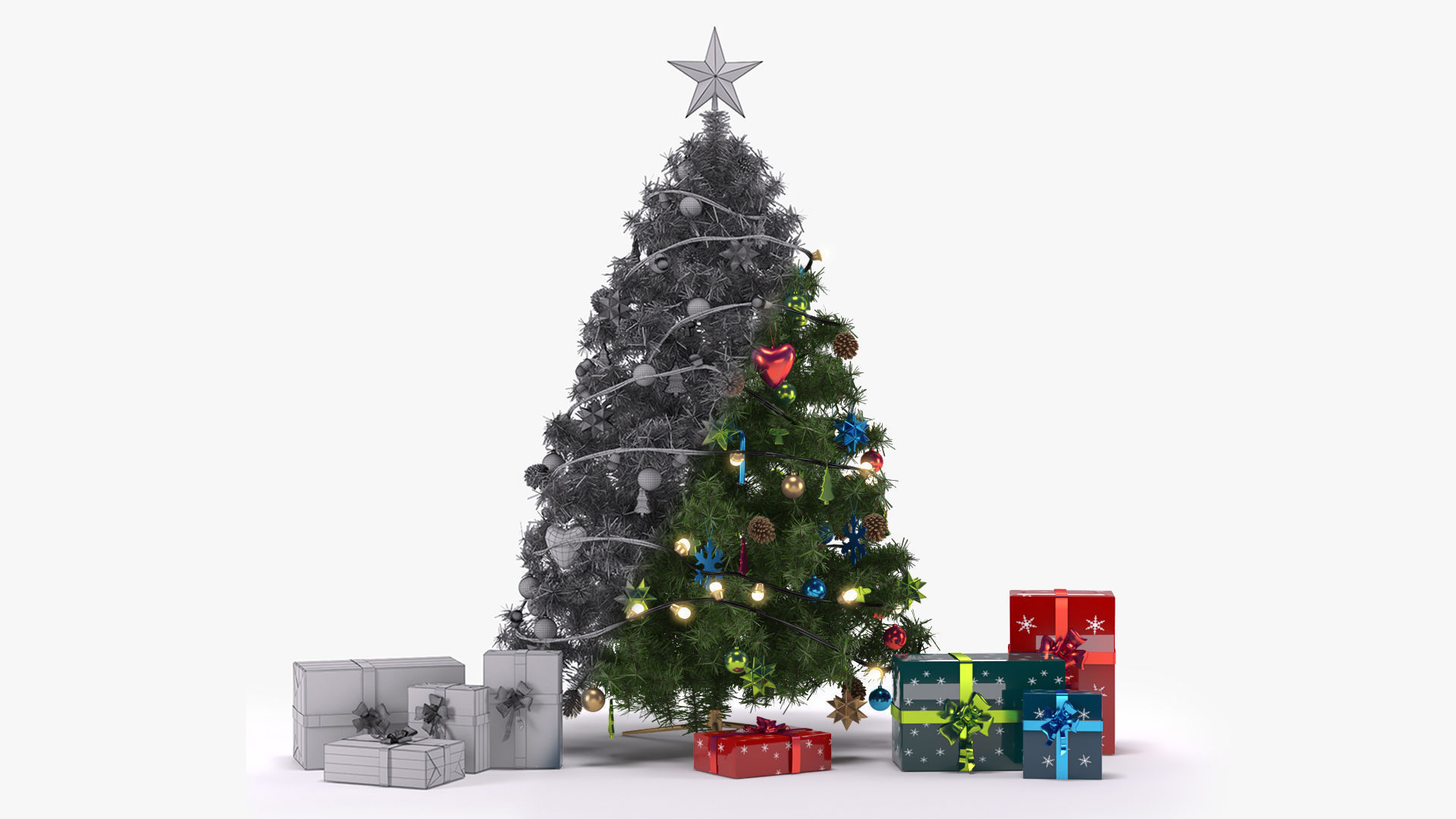Christmas Tree 3D model_4
