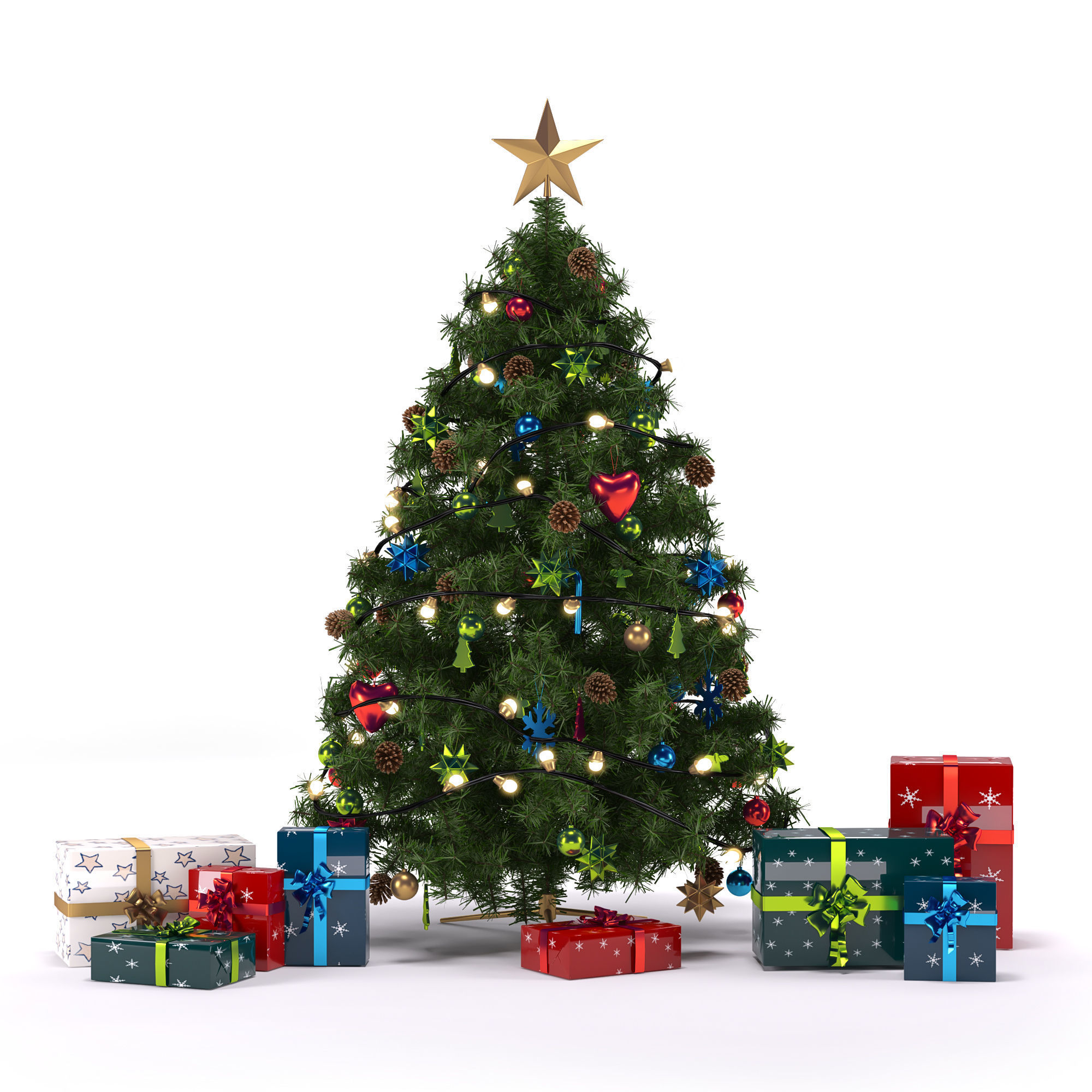 Christmas Tree 3D model_1