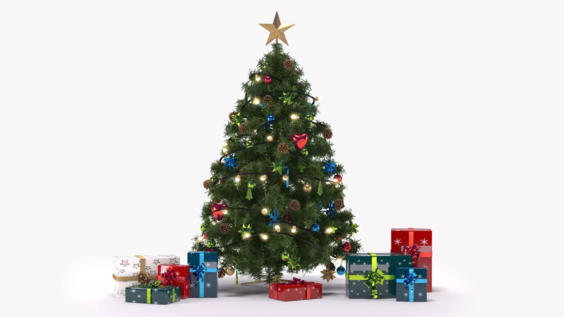 Christmas Tree 3D model_0