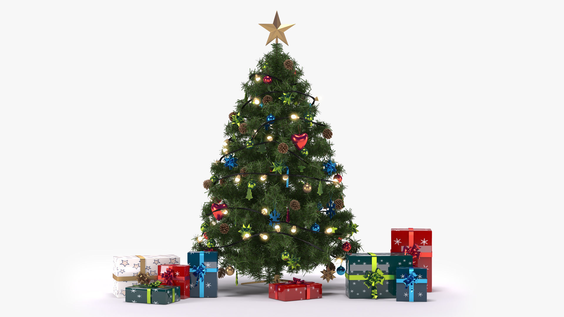 Christmas Tree 3D model_8