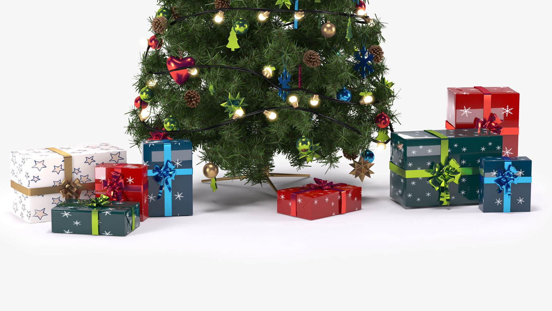 Christmas Tree 3D model_11