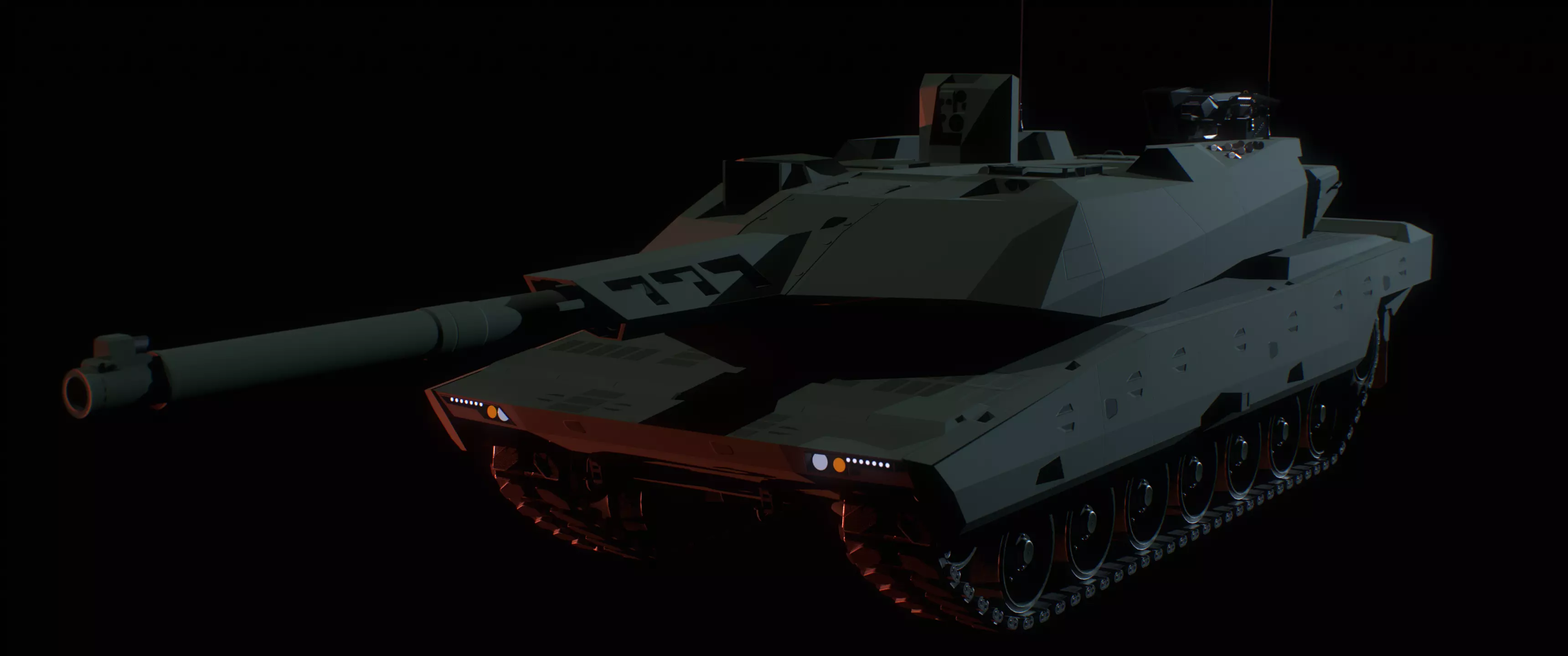 Tiger 3A 3D model_0