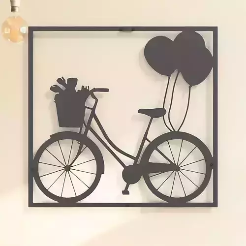 Wall MDF bike15