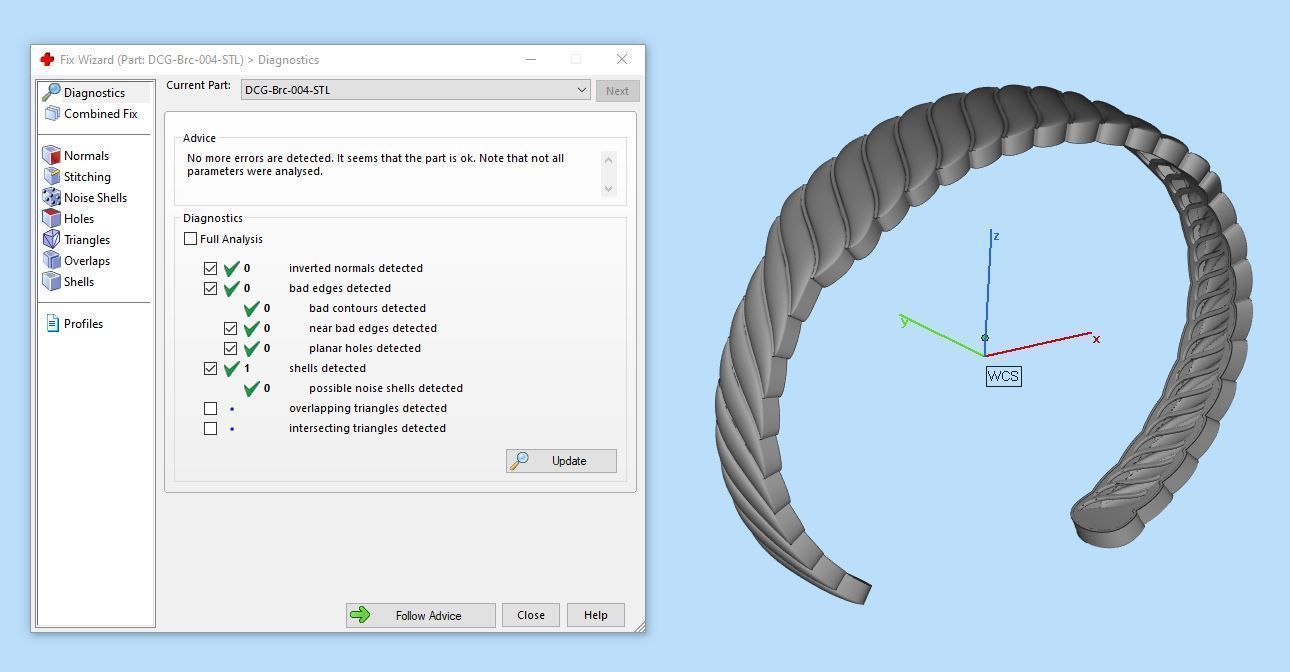 David yurman bracelet 3D print model_3