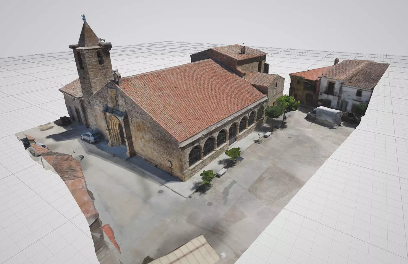 Iglesia de Santa Cruz de la Sierra 3D model_0