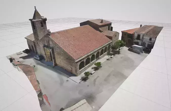 Iglesia de Santa Cruz de la Sierra 3D model
