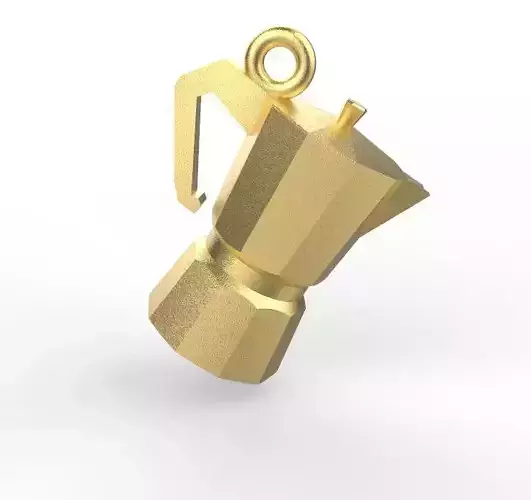 cup moka express pendant 3D print model