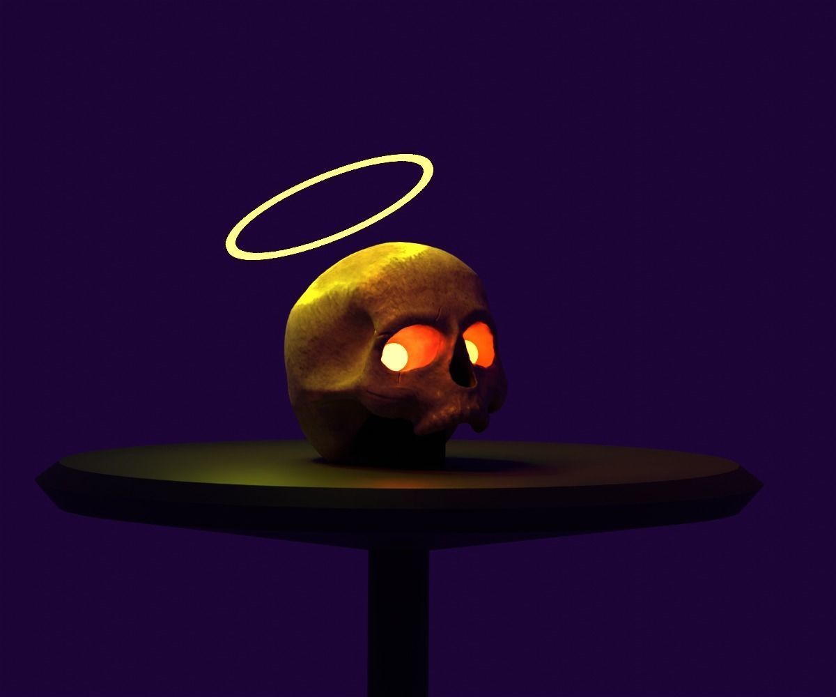 Resurrect skull Free 3D model_9