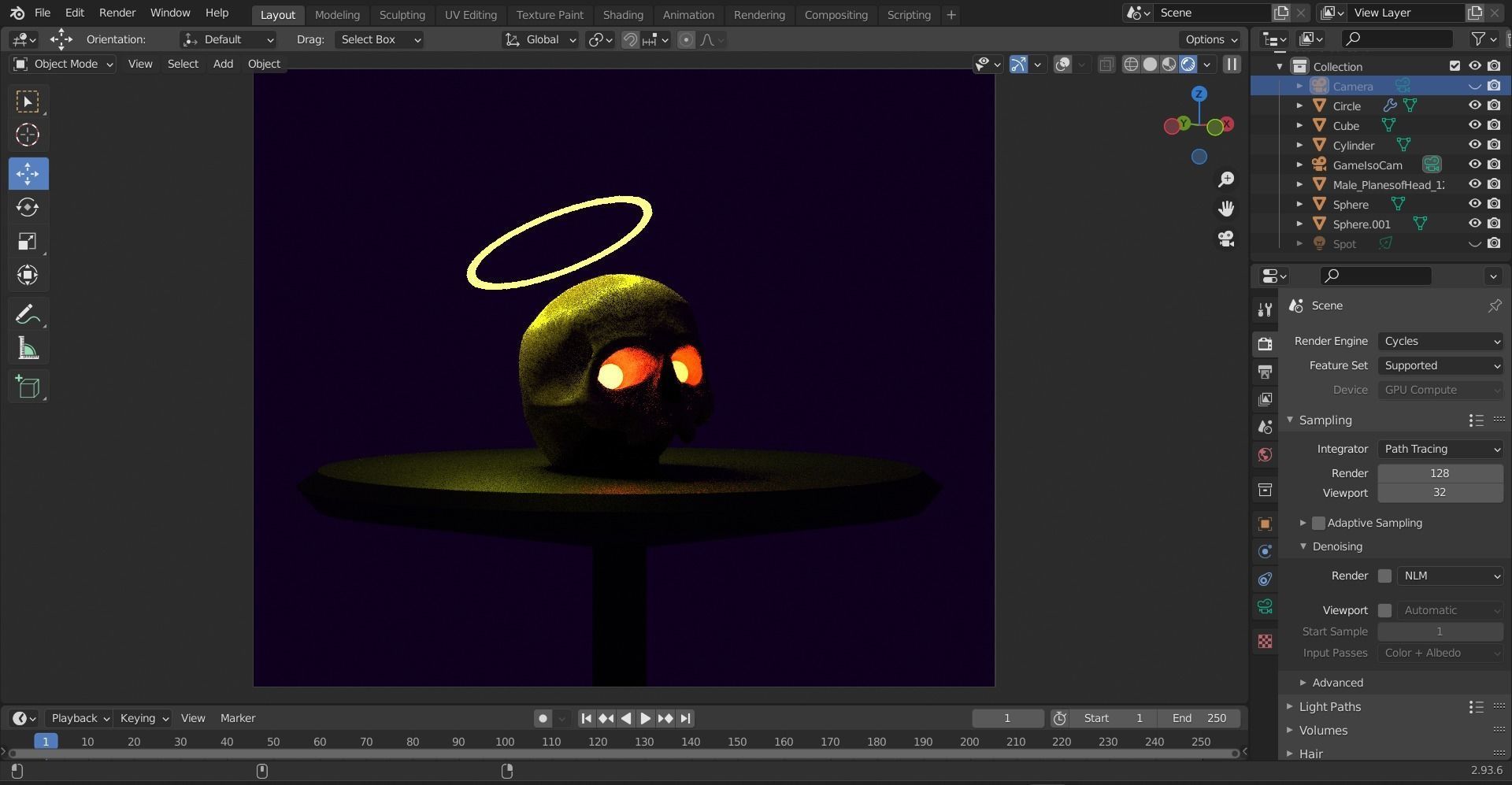 Resurrect skull Free 3D model_8