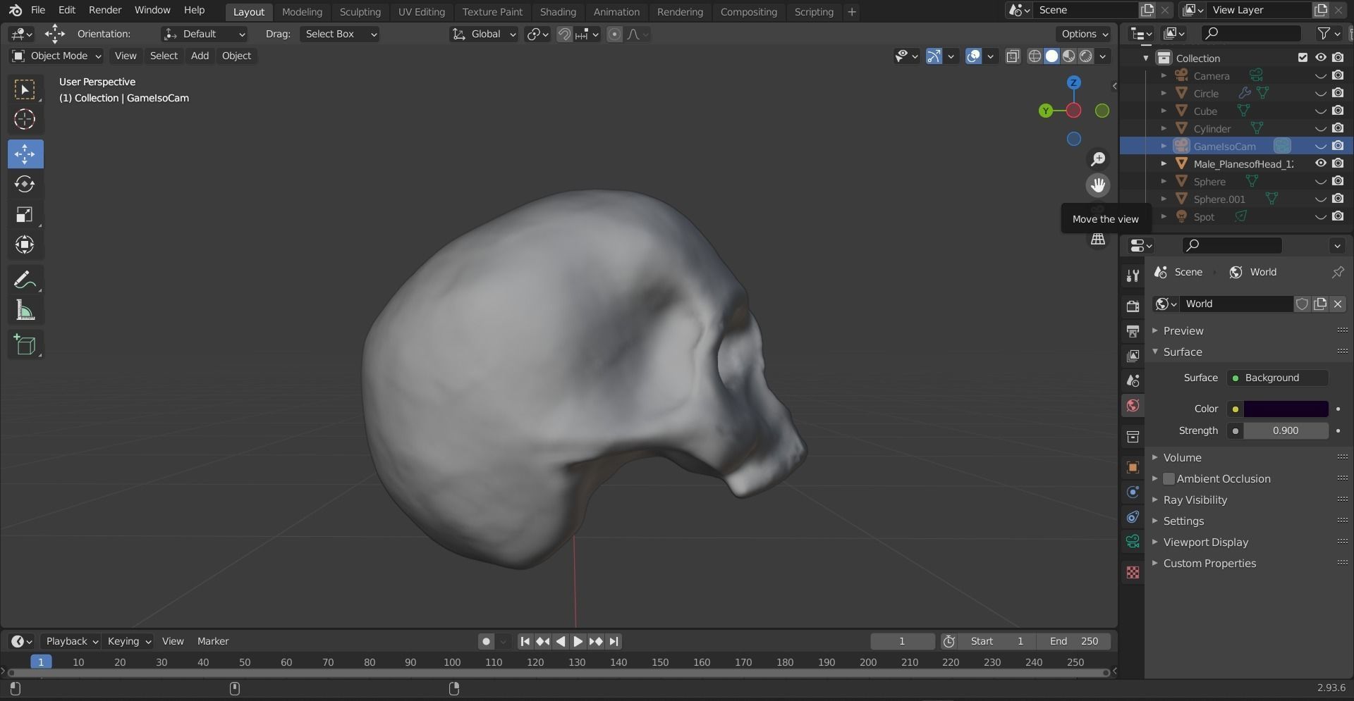 Resurrect skull Free 3D model_6
