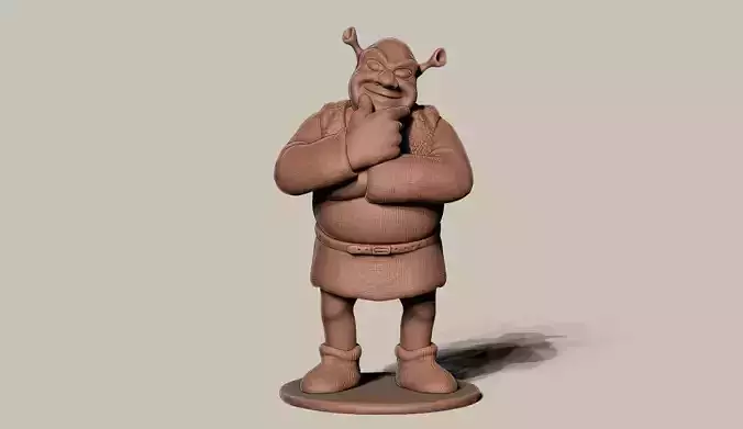 SHREK 3d model figurine 3D print model