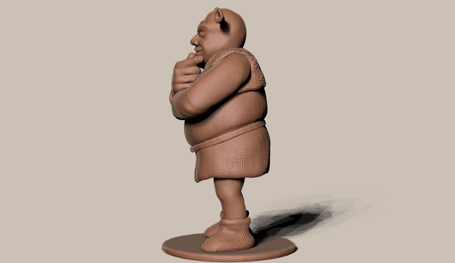 SHREK 3d model figurine 3D print model_4