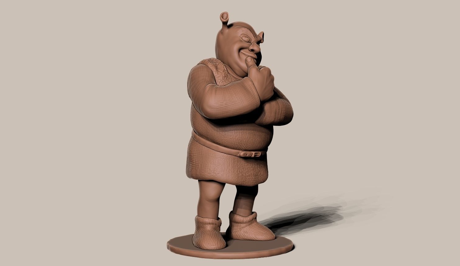 SHREK 3d model figurine 3D print model_1