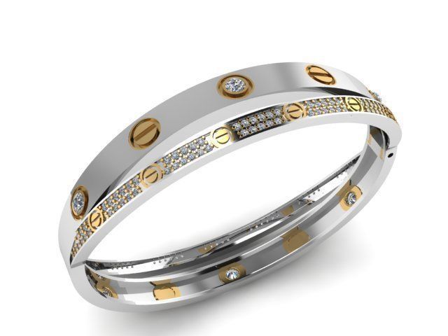 Bracelet 3D print model_1