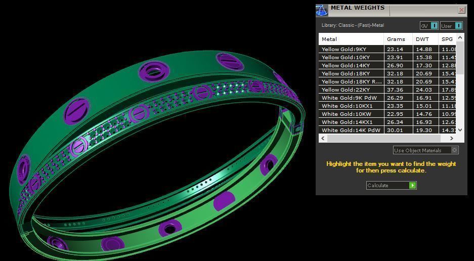Bracelet 3D print model_8