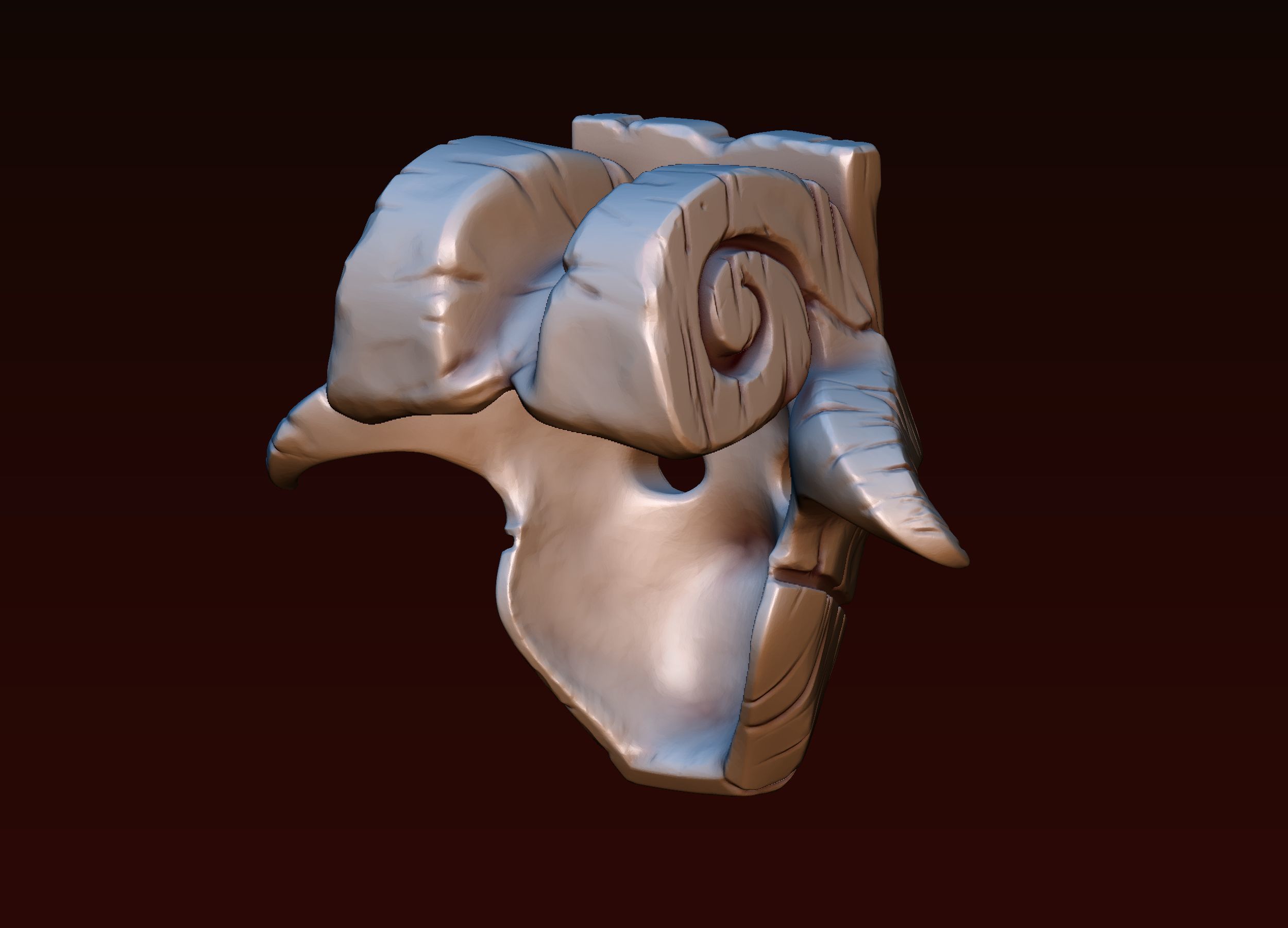 Juggernaut Mask 3D print model_6