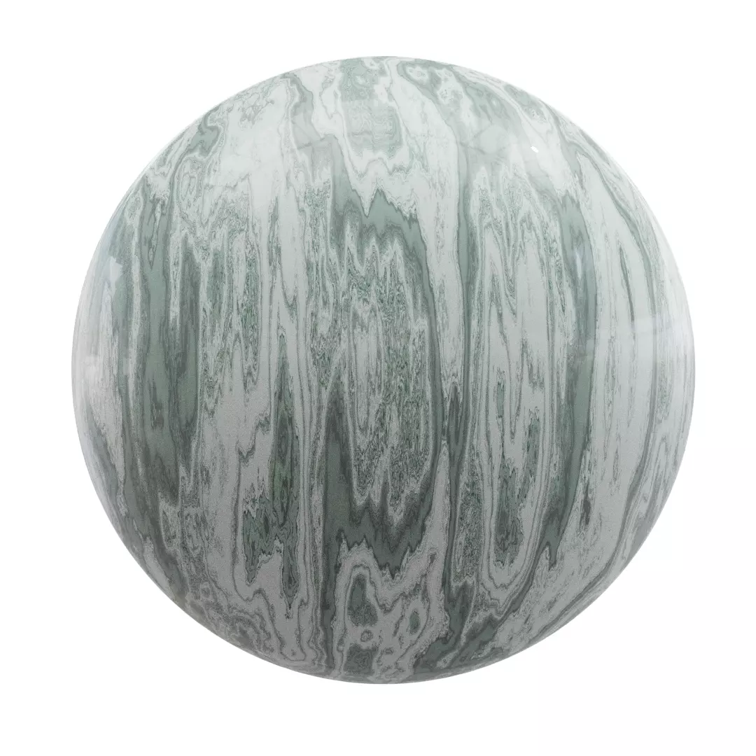 Green Marble Procedural Material - Blender Texture_0