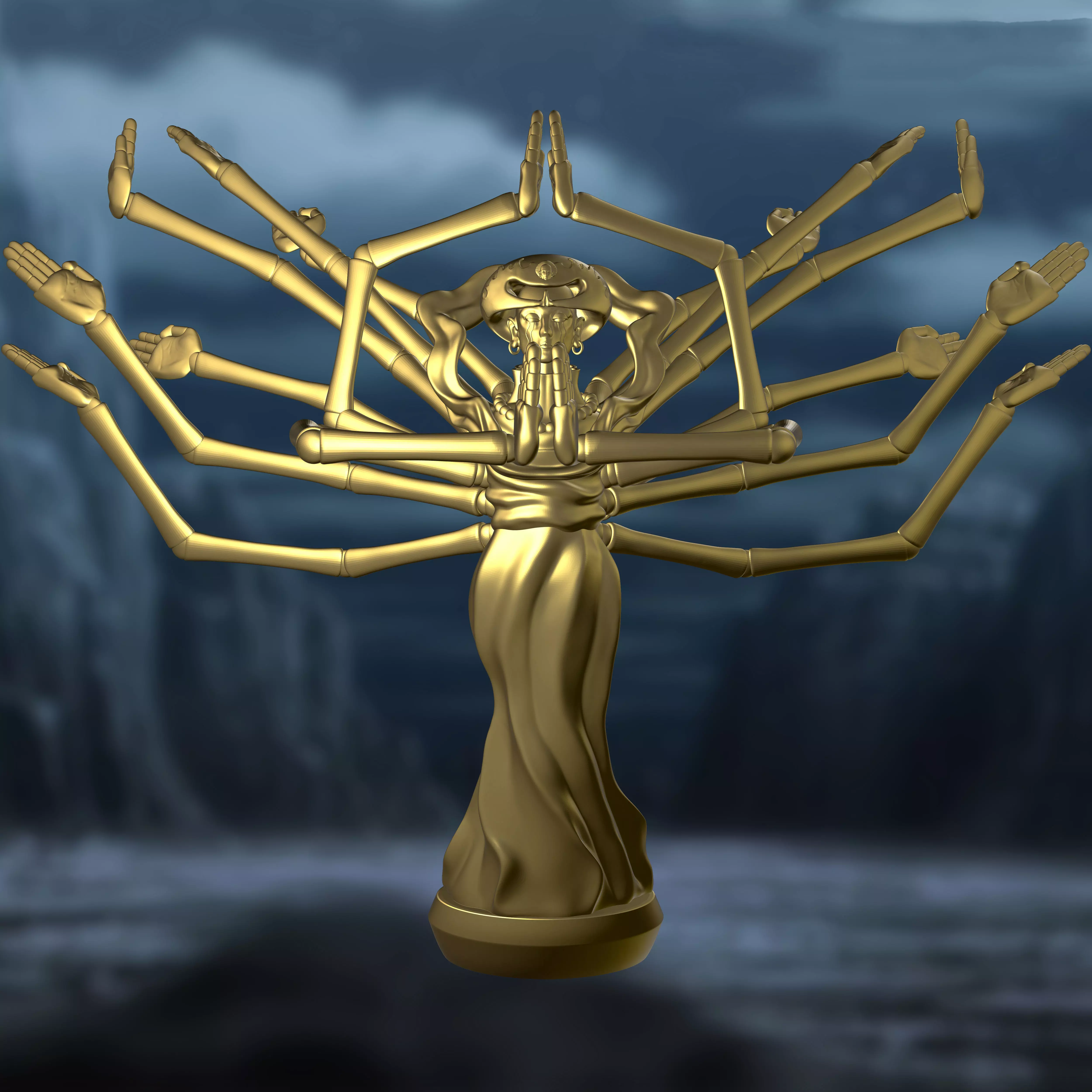 NETERO S 100 TYPE GUANYIN BODHISATTVA 3D print model