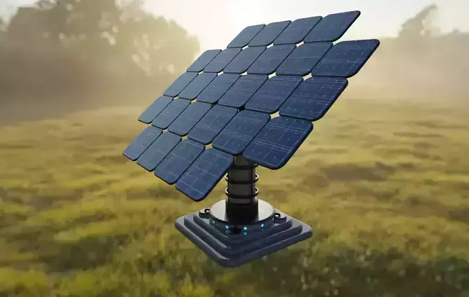 Scifi Solar Panel  3D model