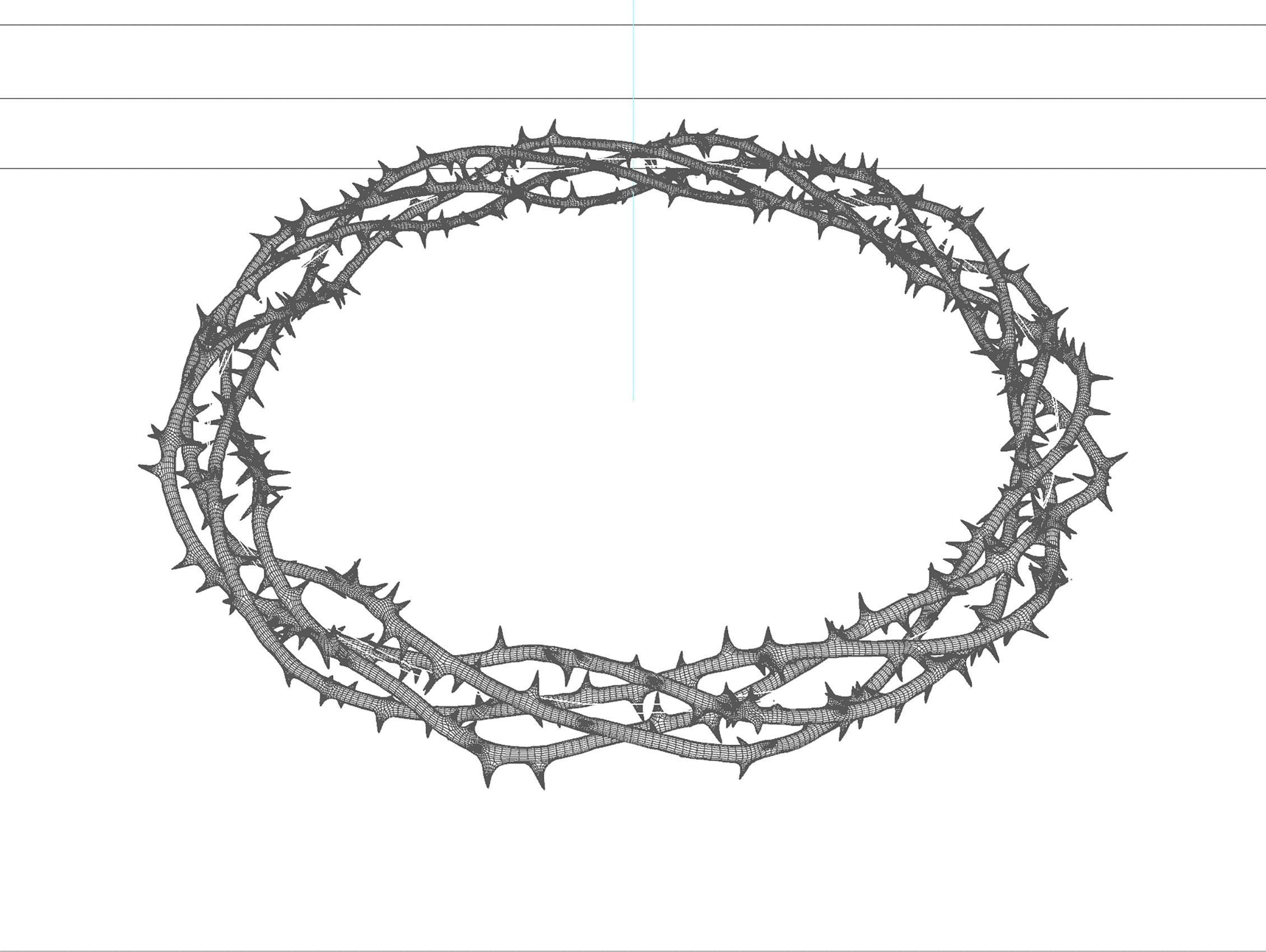 Crown Of Thorns 2 3D model_5