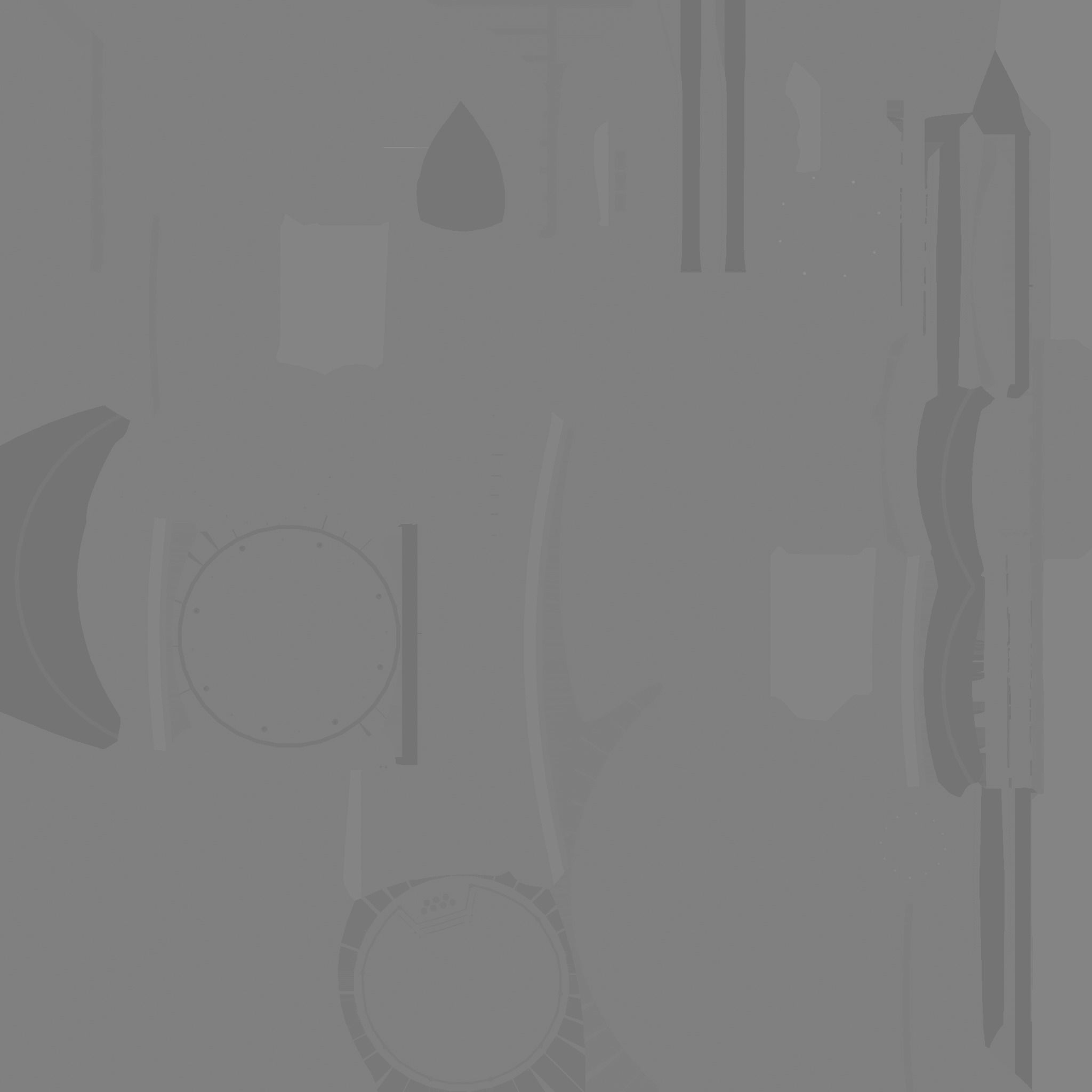 SciFi Facility D02 White Gray - Sci Fi Exterior Design Low-poly 3D model_23