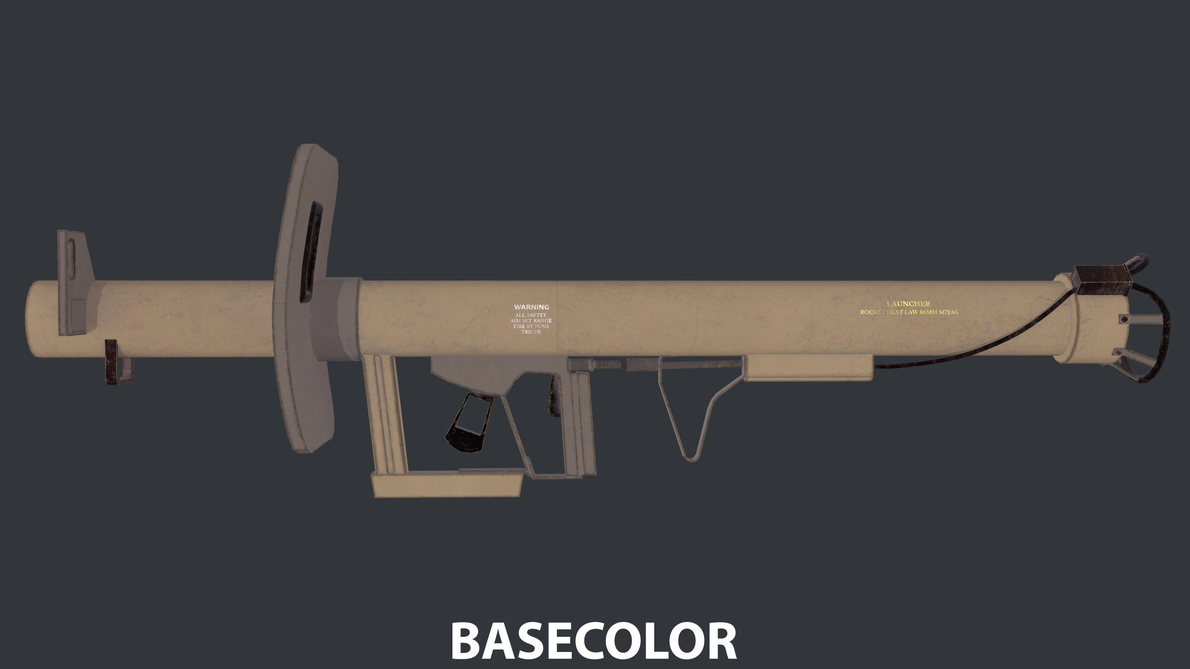 Rocket Launcher Game Ready 7   Low-poly 3D model_13