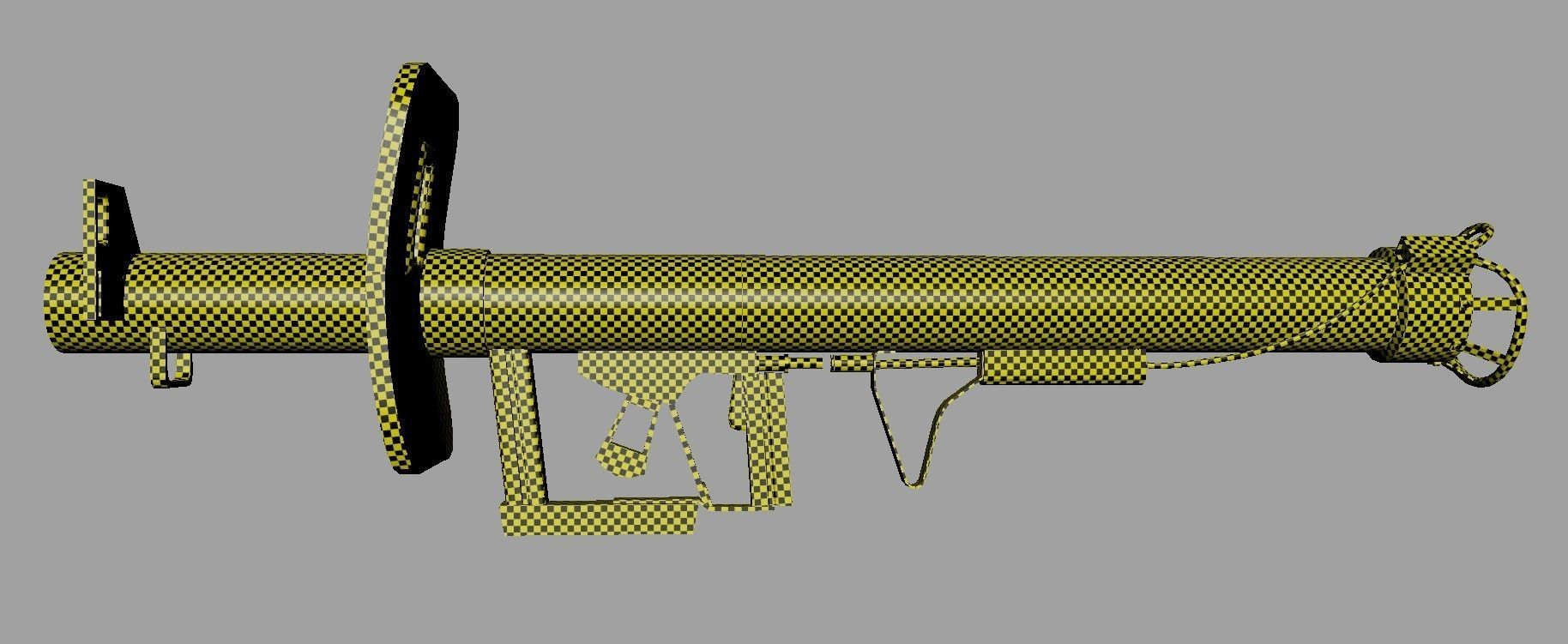 Rocket Launcher Game Ready 7   Low-poly 3D model_8