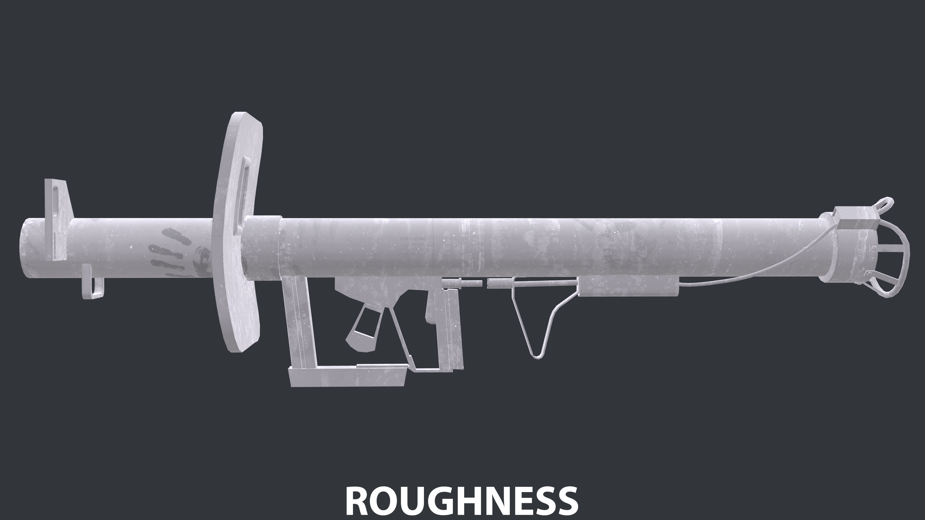 Rocket Launcher Game Ready 7   Low-poly 3D model_9