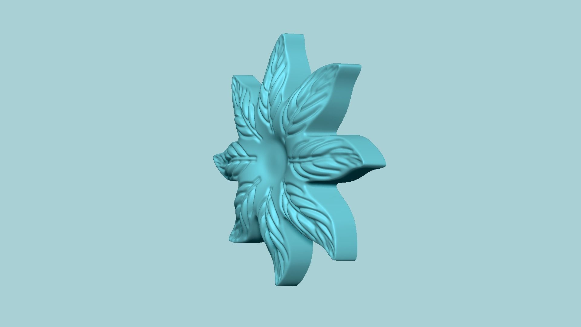 Tropicalia Flower - Molding Arrangement Foundry Craft 3D print model_10