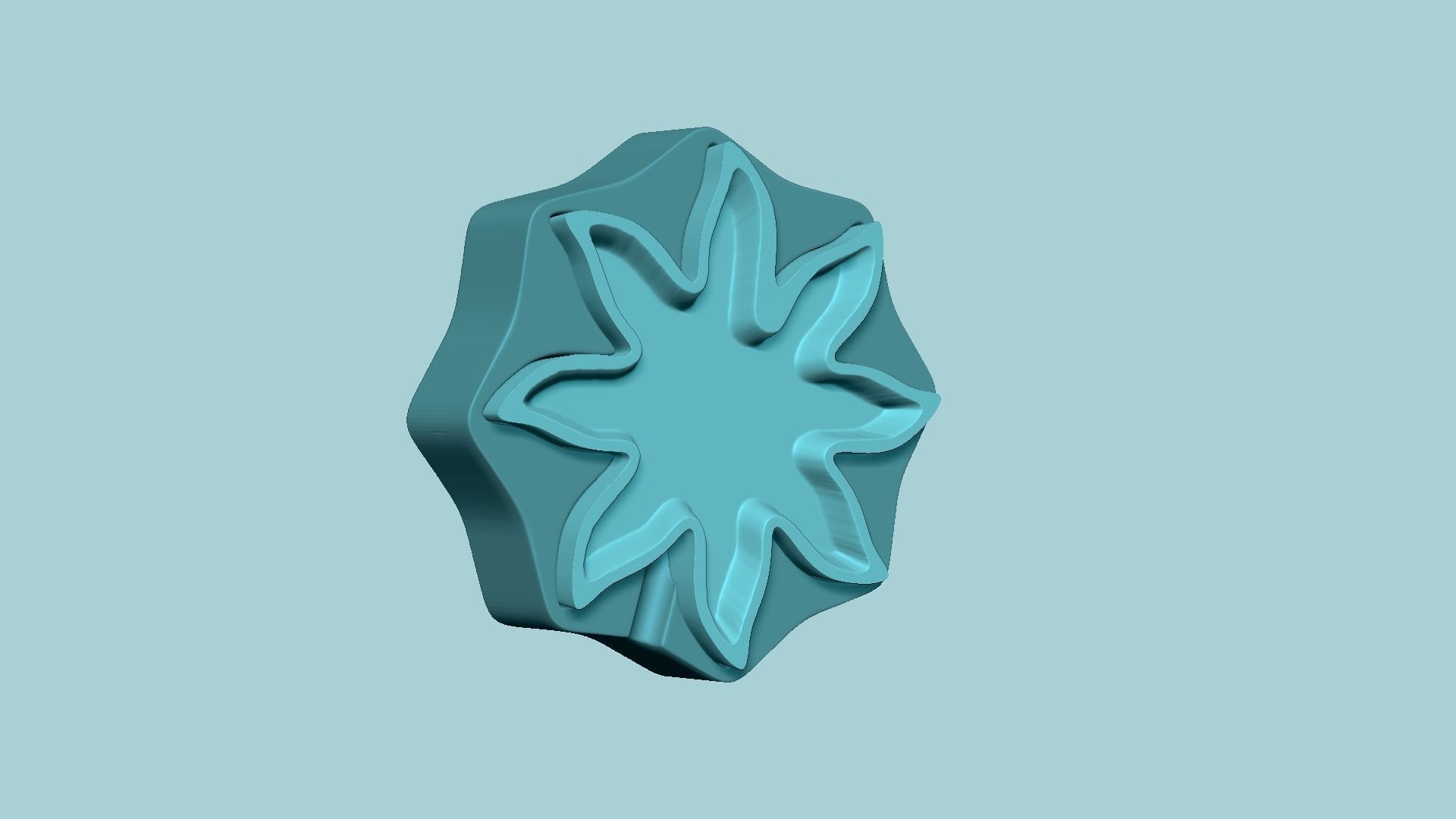 Tropicalia Flower - Molding Arrangement Foundry Craft 3D print model_7
