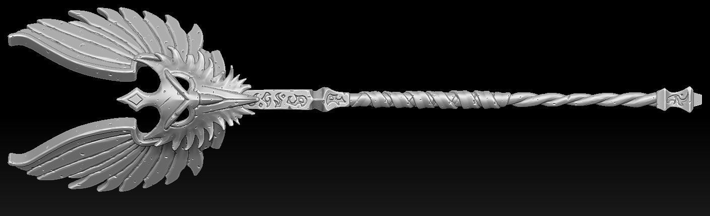 Runes weapons collection 3d print _21