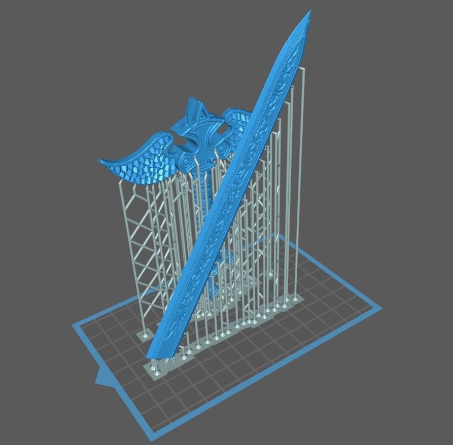 Runes weapons collection 3d print _1