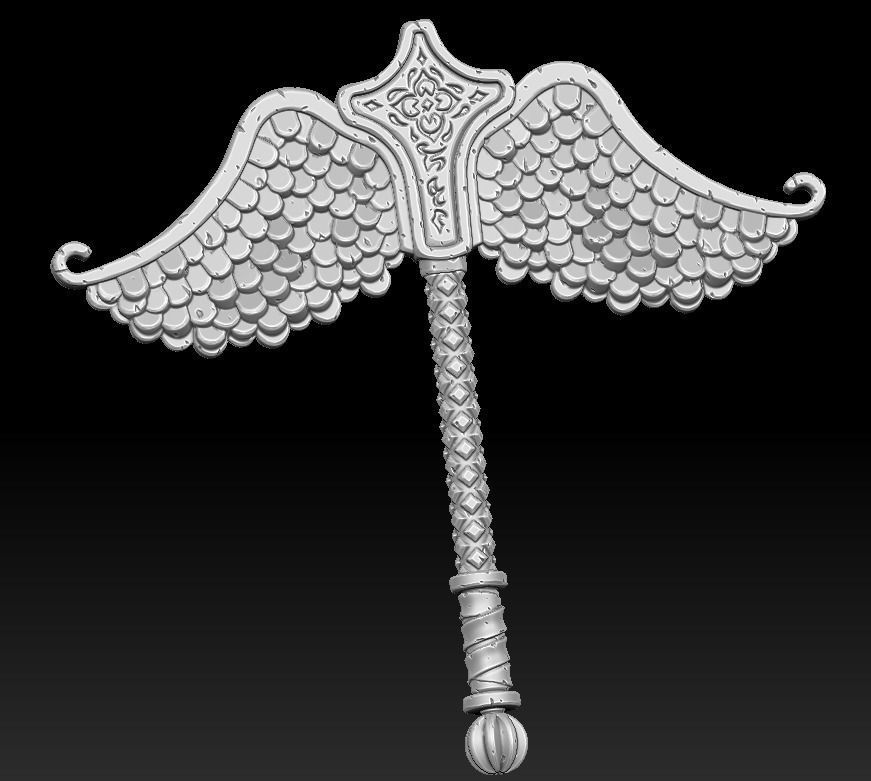 Runes weapons collection 3d print _4